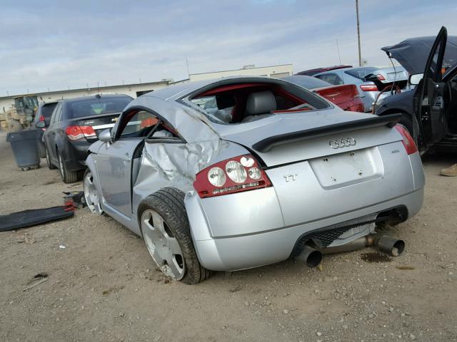 TRUWT28N411022596 - 2001 AUDI TT QUATTRO SILVER photo 3