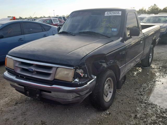 1FTCR10A4VTA88820 - 1997 FORD RANGER BLACK photo 2