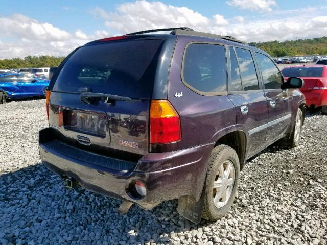 1GKDT13S582113135 - 2008 GMC ENVOY MAROON photo 4