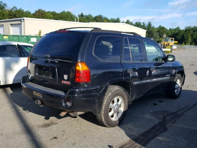 1GKDT13S962318129 - 2006 GMC ENVOY BLACK photo 4