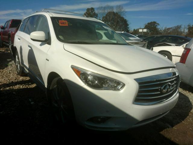 5N1CL0MN3EC526473 - 2014 INFINITI QX60 HYBRI WHITE photo 1