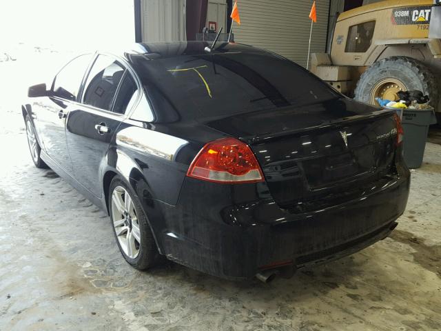 6G2ER57729L168124 - 2009 PONTIAC G8 BLACK photo 3