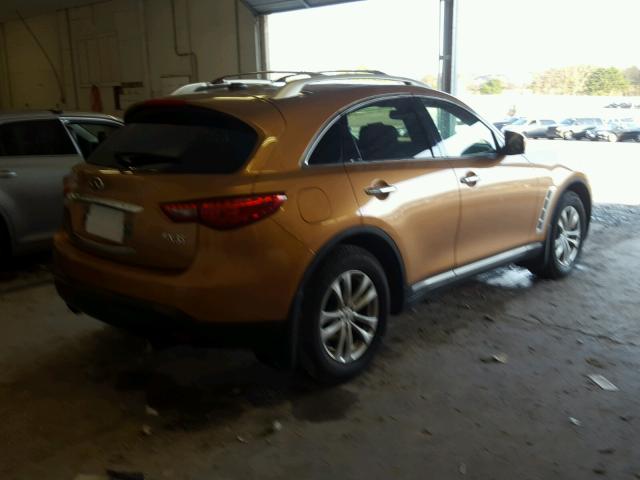 JN8AS1MU3AM800985 - 2010 INFINITI FX35 GOLD photo 4