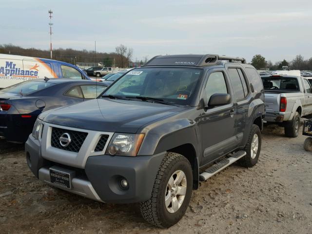 5N1AN0NW1DN821373 - 2013 NISSAN XTERRA X GRAY photo 2