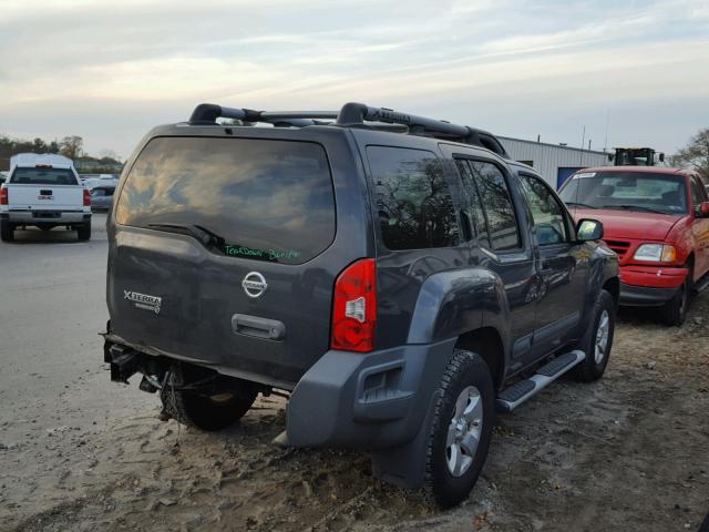 5N1AN0NW1DN821373 - 2013 NISSAN XTERRA X GRAY photo 4