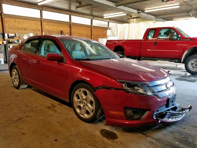 3FAHP0HA3BR229762 - 2011 FORD FUSION SE BURGUNDY photo 1