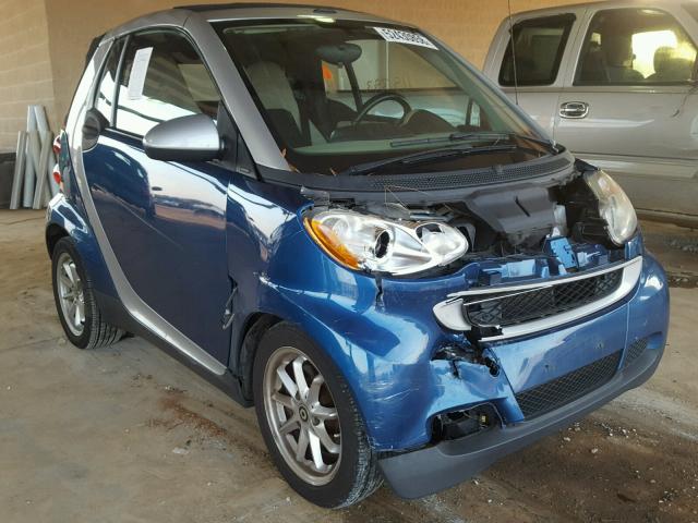 WMEEK31X59K254948 - 2009 SMART FORTWO PAS 蓝色 照片 1