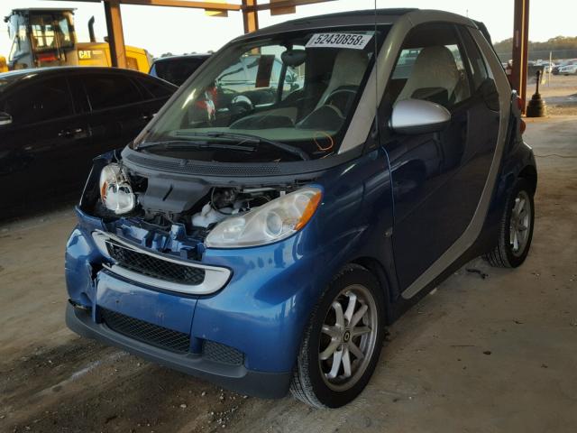 WMEEK31X59K254948 - 2009 SMART FORTWO PAS 蓝色 照片 2