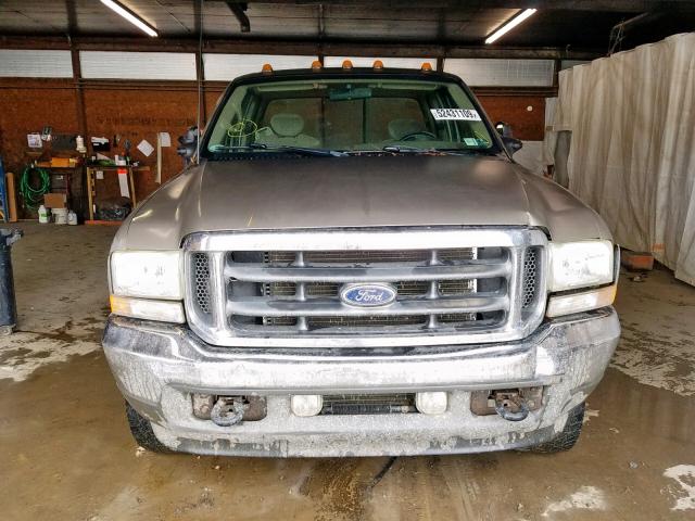 1FTSX31S22EB29191 - 2002 FORD F350 SRW S GRAY photo 10