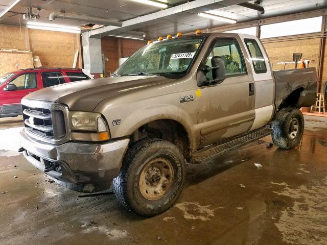 1FTSX31S22EB29191 - 2002 FORD F350 SRW S GRAY photo 2