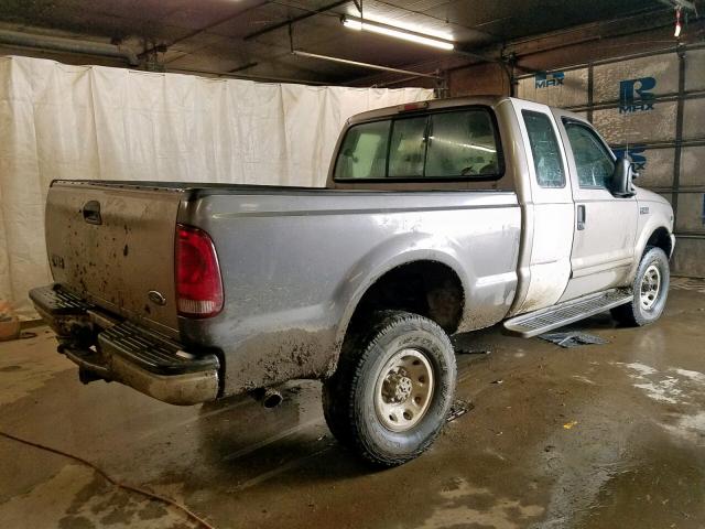 1FTSX31S22EB29191 - 2002 FORD F350 SRW S GRAY photo 4