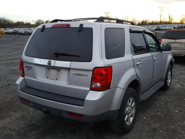 4F2CZ06G79KM05054 - 2009 MAZDA TRIBUTE S GRAY photo 4