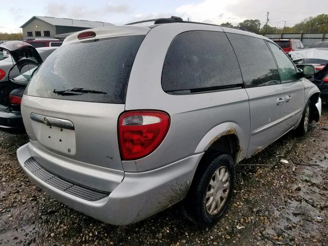 2C8GP74L73R209428 - 2003 CHRYSLER TOWN & COU SILVER photo 4