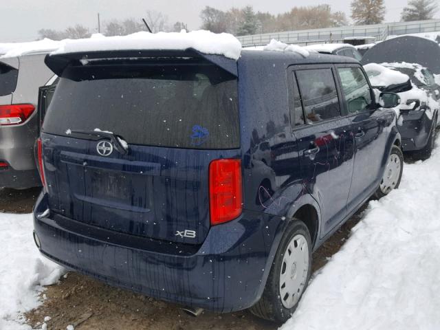 JTLKE50E481030907 - 2008 TOYOTA SCION XB 蓝色 照片 4