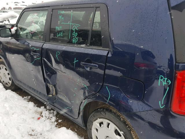 JTLKE50E481030907 - 2008 TOYOTA SCION XB 蓝色 照片 9