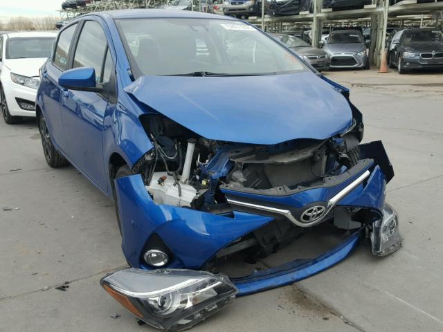 VNKKTUD35HA071154 - 2017 TOYOTA YARIS L BLUE photo 1