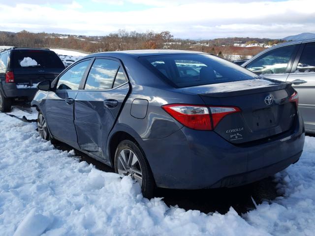 2T1BPRHEXEC143916 - 2014 TOYOTA COROLLA EC 蓝色 照片 3