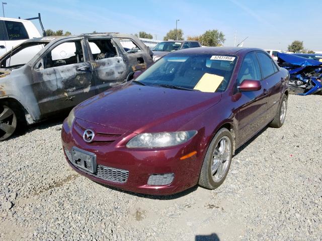 1YVFP80C265M15132 - 2006 MAZDA 6 I MAROON photo 2