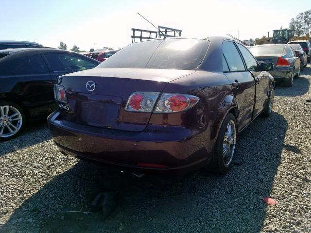 1YVFP80C265M15132 - 2006 MAZDA 6 I MAROON photo 4