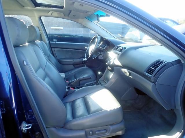 1HGCM66503A003357 - 2003 HONDA ACCORD EX BLUE photo 5