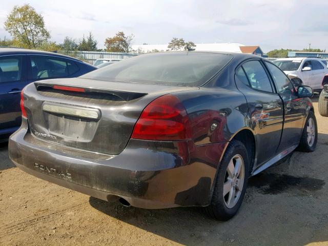 2G2WP552781134392 - 2008 PONTIAC GRAND PRIX BLACK photo 4