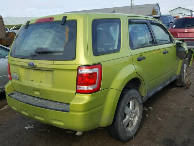 1FMCU9C76CKA32423 - 2012 FORD ESCAPE XLS GREEN photo 4