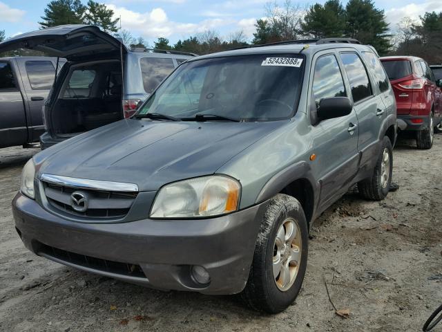 4F2CZ96143KM54641 - 2003 MAZDA TRIBUTE ES TURQUOISE photo 2