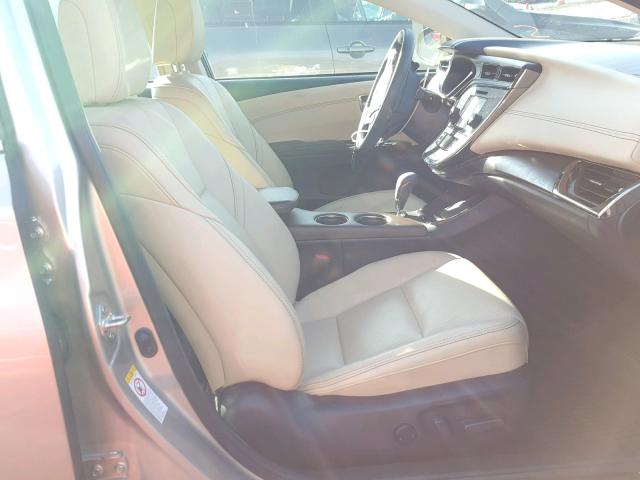 4T1BK1EB3HU255745 - 2017 TOYOTA AVALON XLE TAN photo 5