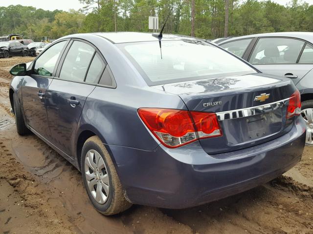 1G1PA5SG2D7119032 - 2013 CHEVROLET CRUZE LS GRAY photo 3