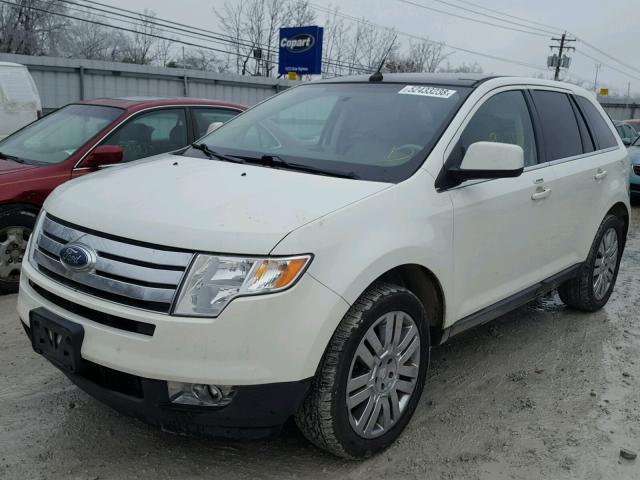 2FMDK49C29BA47540 - 2009 FORD EDGE LIMIT WHITE photo 2