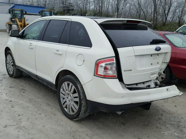 2FMDK49C29BA47540 - 2009 FORD EDGE LIMIT WHITE photo 3