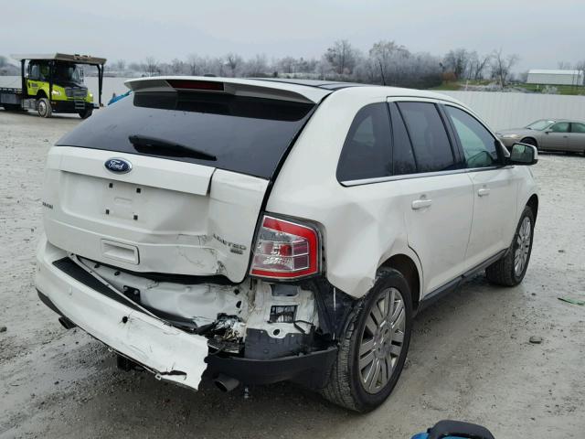 2FMDK49C29BA47540 - 2009 FORD EDGE LIMIT WHITE photo 4