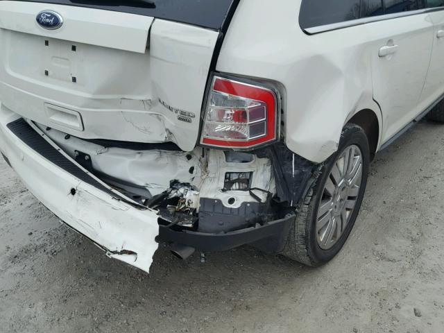 2FMDK49C29BA47540 - 2009 FORD EDGE LIMIT WHITE photo 9