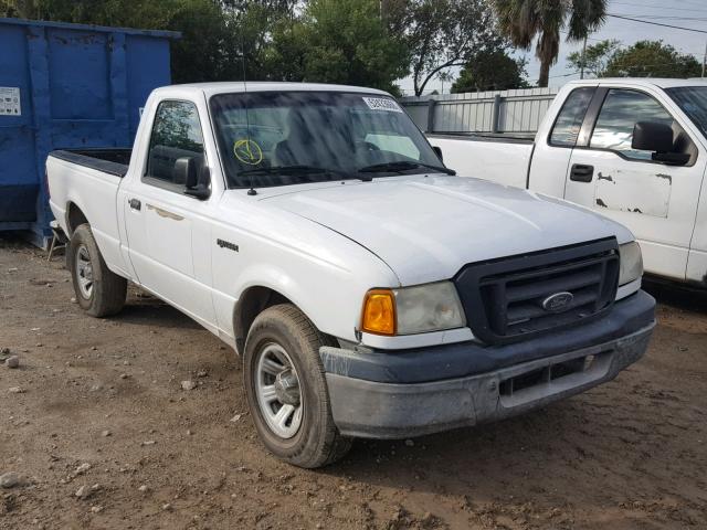 1FTYR11U45PA97539 - 2005 FORD RANGER WHITE photo 1