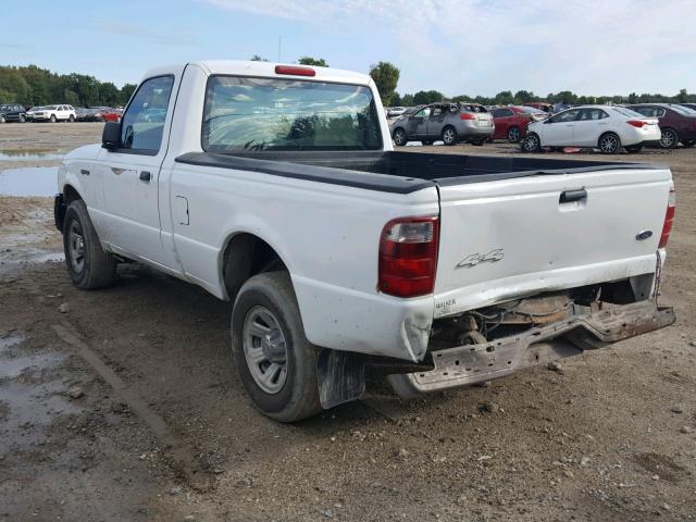 1FTYR11U45PA97539 - 2005 FORD RANGER WHITE photo 3