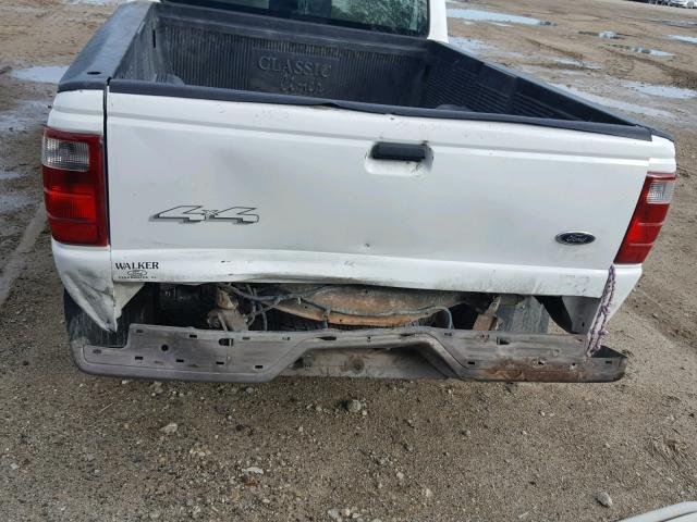 1FTYR11U45PA97539 - 2005 FORD RANGER WHITE photo 9