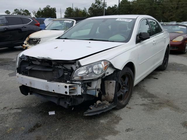 1G1ZA5E07CF395380 - 2012 CHEVROLET MALIBU LS Ақ фото 2