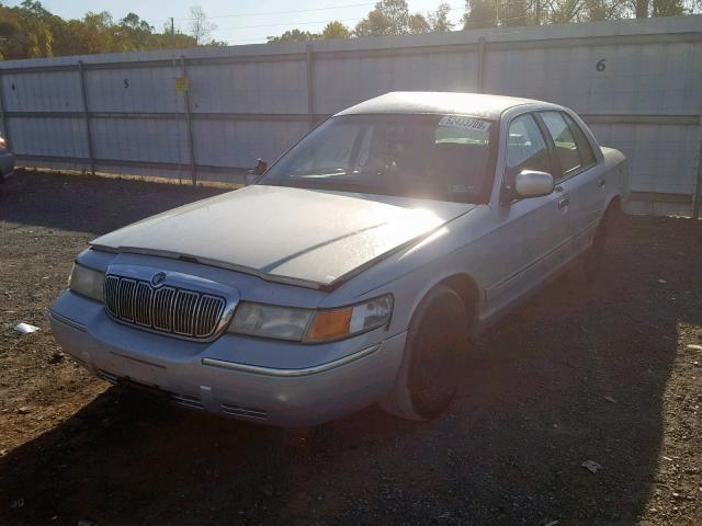 2MEFM74W2YX683627 - 2000 MERCURY GRAND MARQ GRAY photo 2