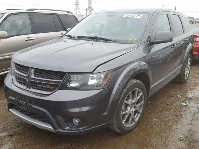 3C4PDDEG5FT693479 - 2015 DODGE JOURNEY R/ GRAY photo 2