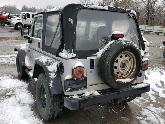 1J4FA39S55P348527 - 2005 JEEP WRANGLER X SILVER photo 3