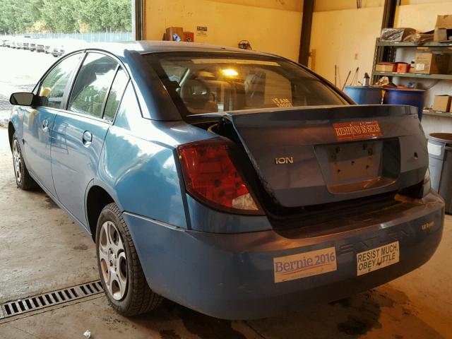 1G8AJ54F45Z122659 - 2005 SATURN ION LEVEL TEAL photo 3