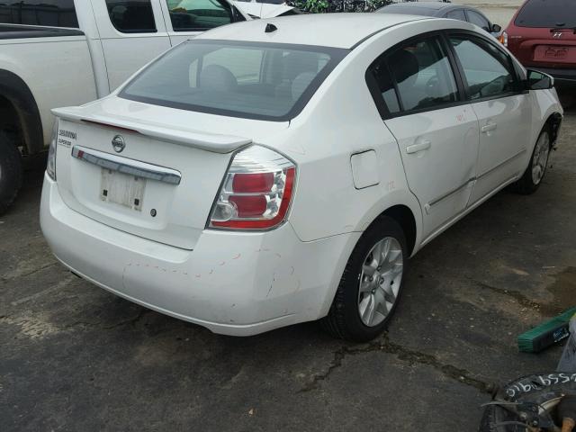 3N1AB6AP0BL700199 - 2011 NISSAN SENTRA 2.0 WHITE photo 4