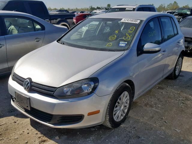 WVWDB7AJ9CW291837 - 2012 VOLKSWAGEN GOLF 银色 照片 2