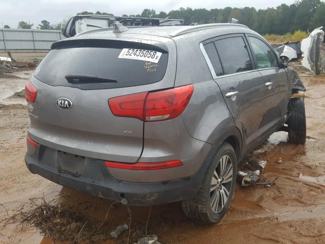 KNDPC3AC8G7845244 - 2016 KIA SPORTAGE E GRAY photo 4