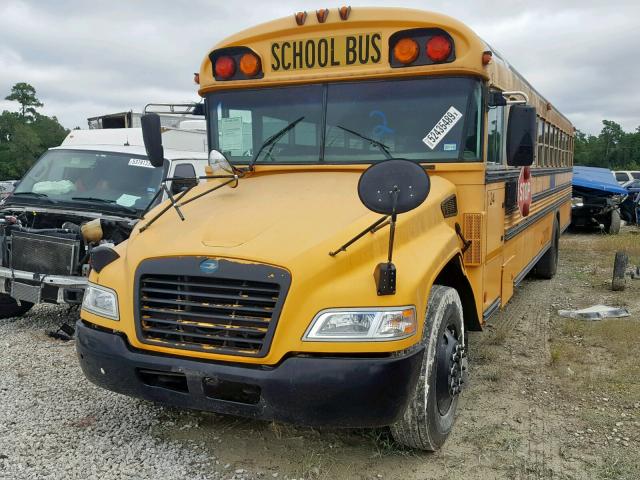 1BAKGCKA29F254051 - 2009 BLUE BIRD SCHOOL BUS YELLOW photo 2