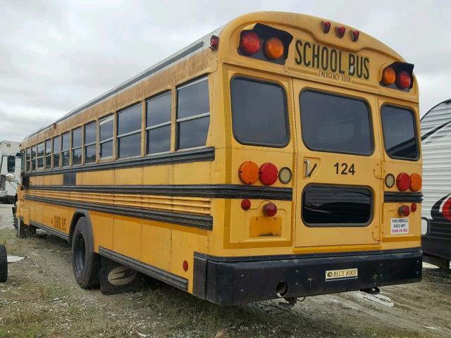 1BAKGCKA29F254051 - 2009 BLUE BIRD SCHOOL BUS YELLOW photo 3