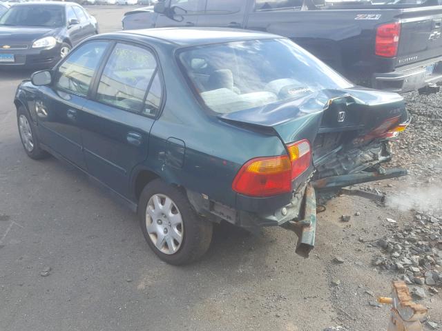 2HGEJ6615YH547022 - 2000 HONDA CIVIC BASE Yaşıl foto 3