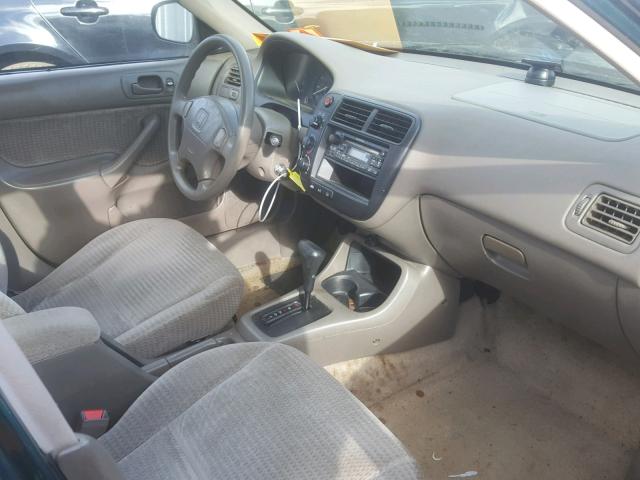 2HGEJ6615YH547022 - 2000 HONDA CIVIC BASE Yaşıl foto 5