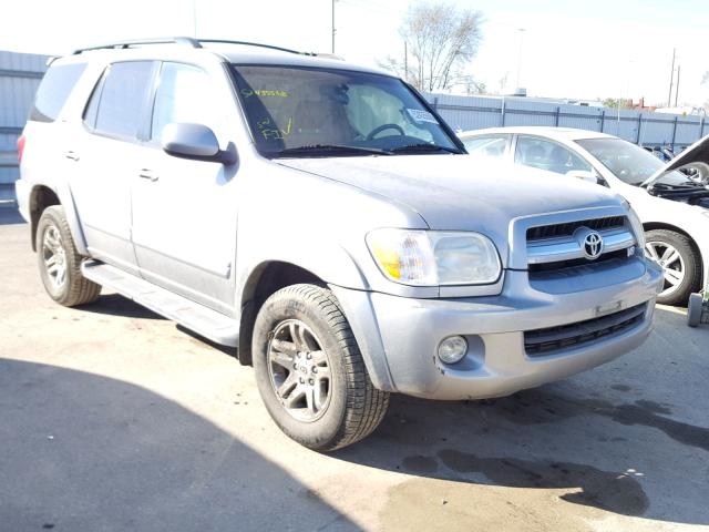 5TDBT48A25S251871 - 2005 TOYOTA SEQUOIA LI SILVER photo 1