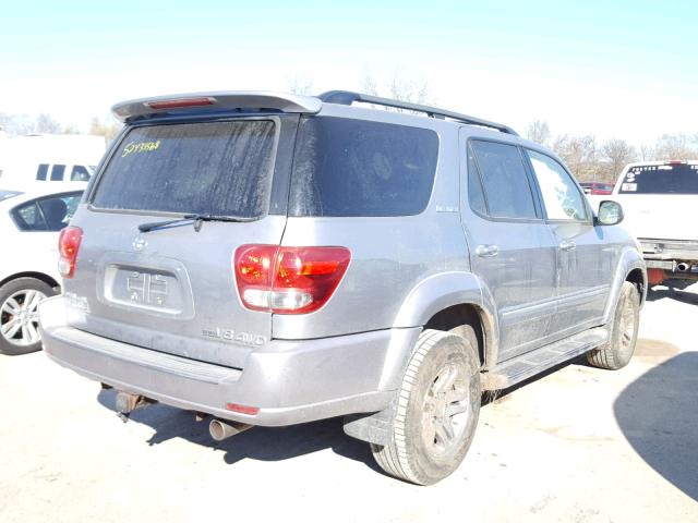 5TDBT48A25S251871 - 2005 TOYOTA SEQUOIA LI SILVER photo 4